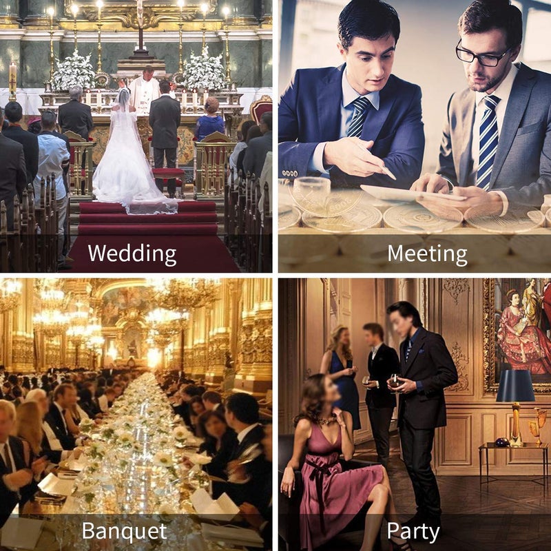 WEEN CHARM Suits for Men,3 Piece Slim Fit Suit Set with 2-Button Blazer,Vest,Pants,Tuxedo for Wedding,Prom,Party,Business Purple - Image 2